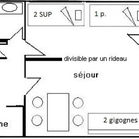 Apartment Le Makalu - Divisible 4/5 Pers - Le Makalu -002ma- Plagne Centre Mae-8534 *